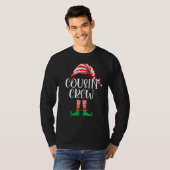 Cousin Crew Elf Cute Xmas Pajama Matching Party Ch T-shirt (Voorkant volledig)