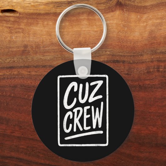 Cousin Crew Family Matching Funny Cousin Squad Tee Sleutelhanger (Voorkant)