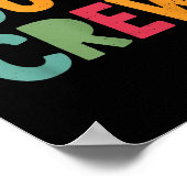 Cousin Crew Family Matching Funny Cousin Team Girl Poster (Hoek)