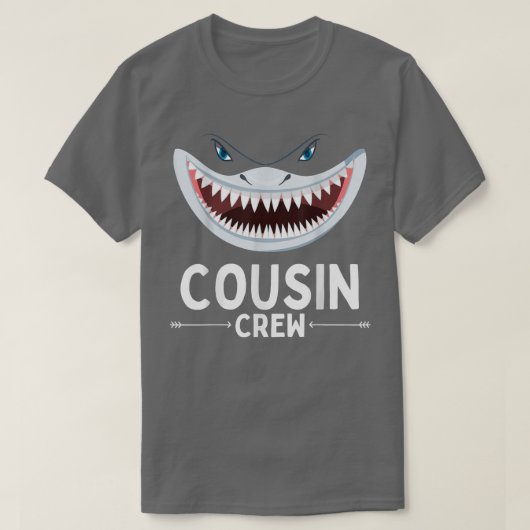 Cousin Crew Family Reunion Matching Group Cute Sha T-shirt (Design voorkant)
