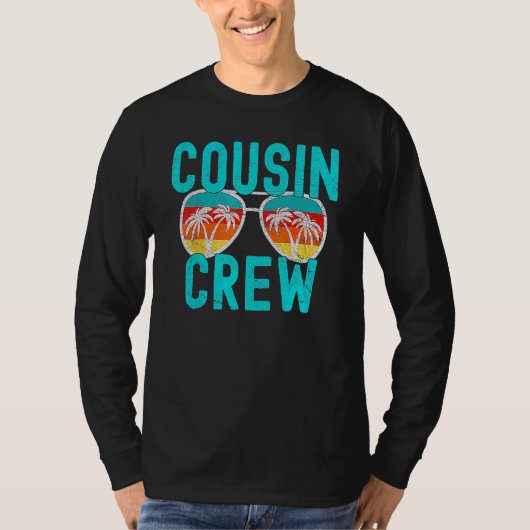 Cousin Crew Family Vacation Summer Vacation Beach  T-shirt (Voorkant)