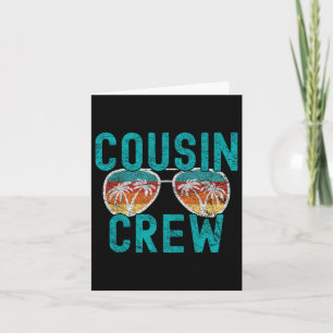 Cousin Crew Family Vacation Summer Vacation Kaart