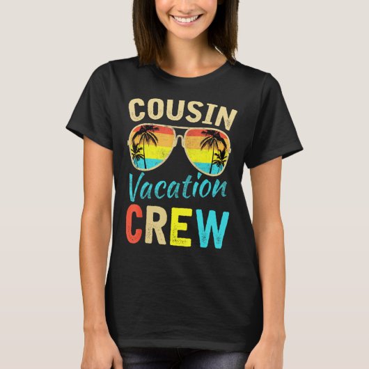 Cousin Crew Family Vacation Summer Vacation T-shirt (Voorkant)