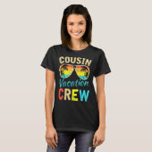 Cousin Crew Family Vacation Summer Vacation T-shirt (Voorkant volledig)