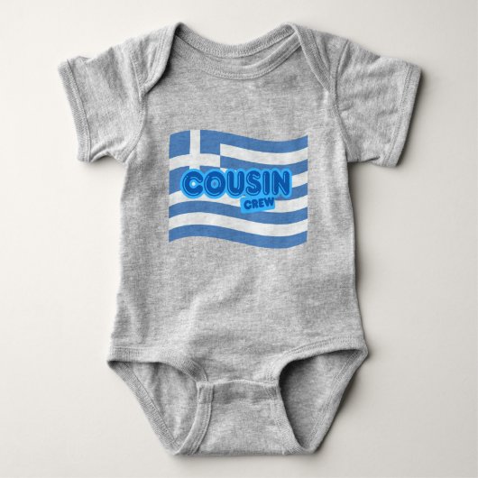 Cousin Crew Griekenland Baby Romper (Voorkant)