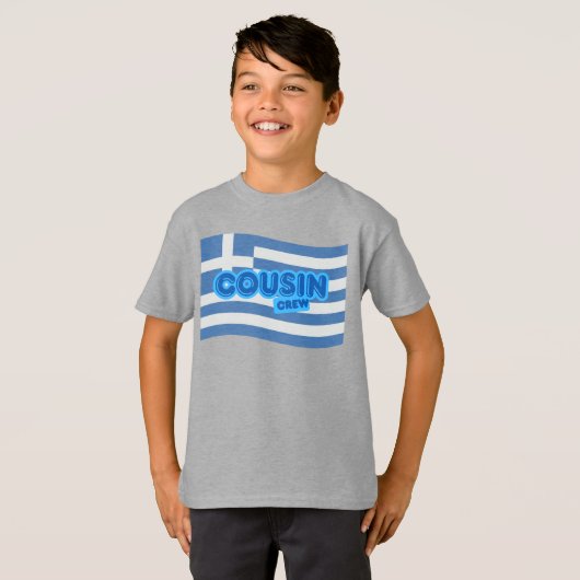 Cousin Crew Griekenland T-shirt (Voorkant volledig)