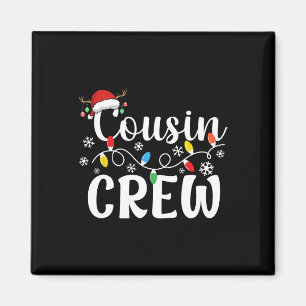 Cousin Crew Kerstmis neven en nichten Kerstmis bij Magneet