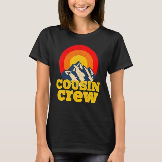 Cousin Crew Kids Matching Tees Camping Group Cousi (Voorkant)
