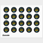 Cousin Crew Lake Squad Funny Ronde Sticker (Vel)