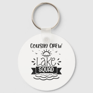 Cousin Crew Meer Squad Familie Reünie Zomer Water Sleutelhanger