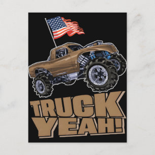 Cousin Crew Patriottische Monstertruck Vier Juli S Feestdagenkaart