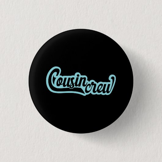 Cousin Crew Ronde Button 3,2 Cm (Voorkant)