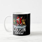 Cousin Crew Santa Elf Dabbing Matching Family Chri Koffiemok (Links)