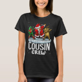 Cousin Crew Santa Elf Dabbing Matching Family Chri T-shirt (Voorkant)