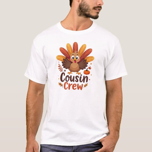 Cousin Crew-Thanksgiving T-shirt (Voorkant)