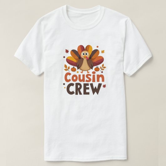 Cousin Crew-Thanksgiving T-shirt (Design voorkant)