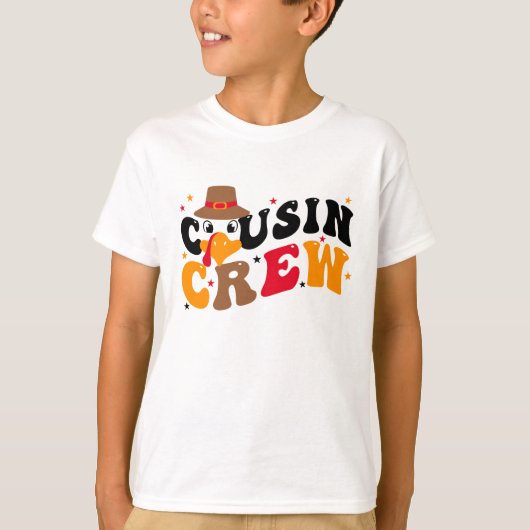 Cousin Crew-Thanksgiving T-shirt (Voorkant)