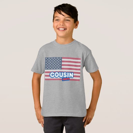 Cousin Crew USA T-shirt (Voorkant volledig)
