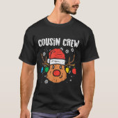 Cousin Crew Xmas Pjs Matching Christmas Pajamas Fo T-shirt (Voorkant)
