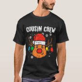 Cousin Crew Xmas Pjs Matching Christmas Pajamas Fo T-shirt (Voorkant)