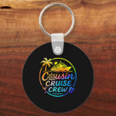 Cousin Cruise Crew Trocal Summer Vacation Matching Sleutelhanger (Voorkant)