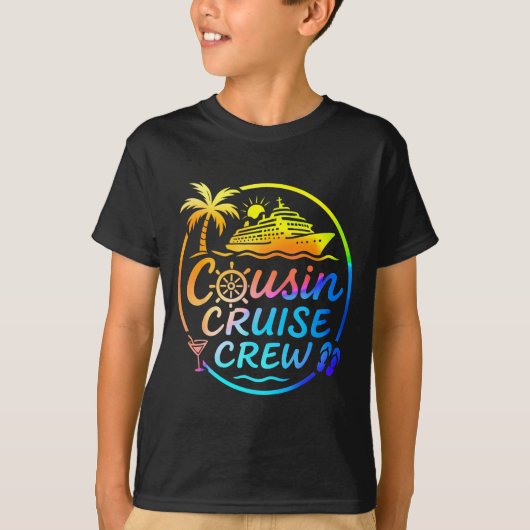 Cousin Cruise Crew Trocal Summer Vacation Matching T-shirt (Voorkant)