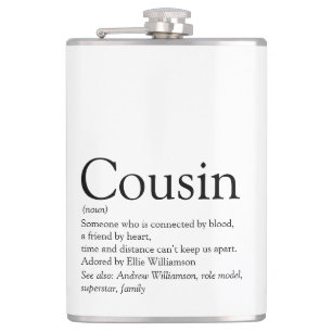 Cousin Definition Gezegde Modern Black and White Heupfles