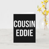 Cousin Eddie Uni-volwassenen Zwart Xs Regular S Ko Kaart (Gele Bloem)