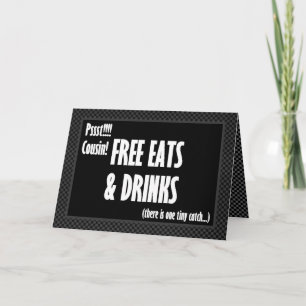 COUSIN Grappige Bruidsjonker Uitnodiging Gratis Et