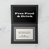 COUSIN Grappige Usher Uitnodiging Gratis Eten (Binnen)