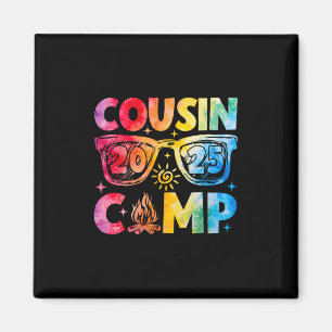 Cousin Kamp 2025 Familie Vakantie Zomer Kamperen Magneet