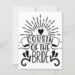 Cousin Of The Bride Briefkaart