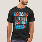 Cousin Of The Little Firecracker  4th Of July Groo T-shirt (Voorkant)
