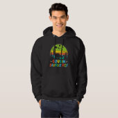 Cousin Saurus Rex Retro Dinosaur Kids  Family Vint Hoodie (Voorkant volledig)