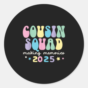 Cousin Squad Crew 2025 maakt herinneringen aan fam Ronde Sticker