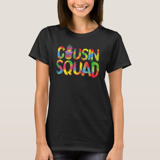 Cousin Squad Crew Family Matching Pineapple Summer T-shirt (Voorkant)