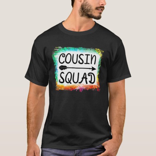Cousin Squad Family Matching Group Bleached Cousin T-shirt (Voorkant)