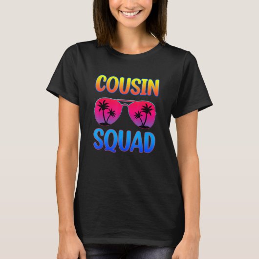 Cousin Squad Glasses Cousin Crew Family Matching G T-shirt (Voorkant)