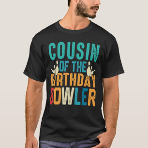 COUSIN van de marathedagse Bowler Bowling T-shirt