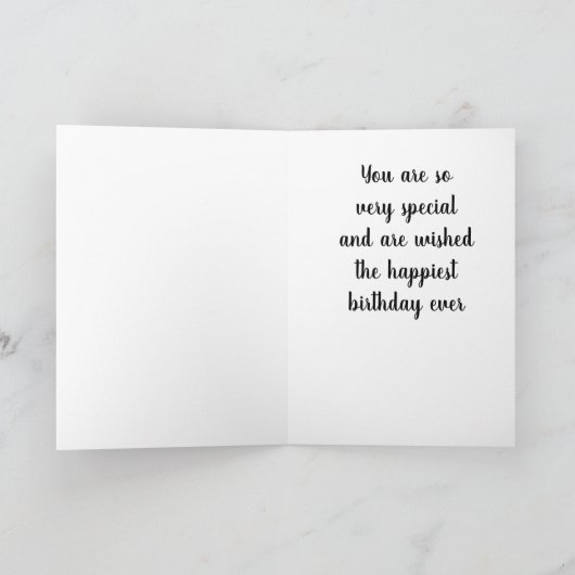 **COUSIN** ZONKER VOOR UW BIRTHDAAGSE KAART (Binnen)