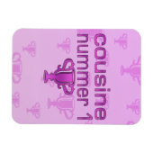 Cousine nummer 1 magneet (Horizontaal)
