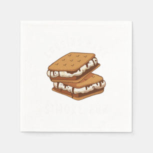 Cousinen hebben SMore Fun Brother Sister Family Gi Servet