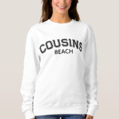 Cousins Beach, Cousins grappig, Oversized Sweatshi Trui (Voorkant)
