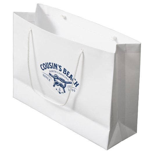 Cousin's Beach NC The Summer I Turned Pretty Groot Cadeauzakje (Voorkant Gekanteld)