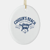 Cousin's Beach NC The Summer I Turned Pretty Keramisch Ornament (Rechts)