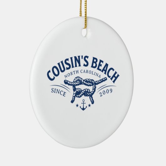 Cousin's Beach NC The Summer I Turned Pretty Keramisch Ornament (Rechts)