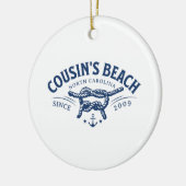 Cousin's Beach NC The Summer I Turned Pretty Keramisch Ornament (Links)