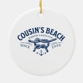 Cousin's Beach NC The Summer I Turned Pretty Keramisch Ornament (Achterkant)