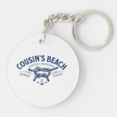 Cousin's Beach NC The Summer I Turned Pretty Sleutelhanger (Achterkant)