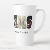 Cousins Foto Collage Latte Mok (Rechts)